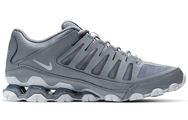 Order Nike Reax 8 TR Mesh 'Cool Grey' Lelaki Kasut Sukan Kelabu Sejuk 621716-010