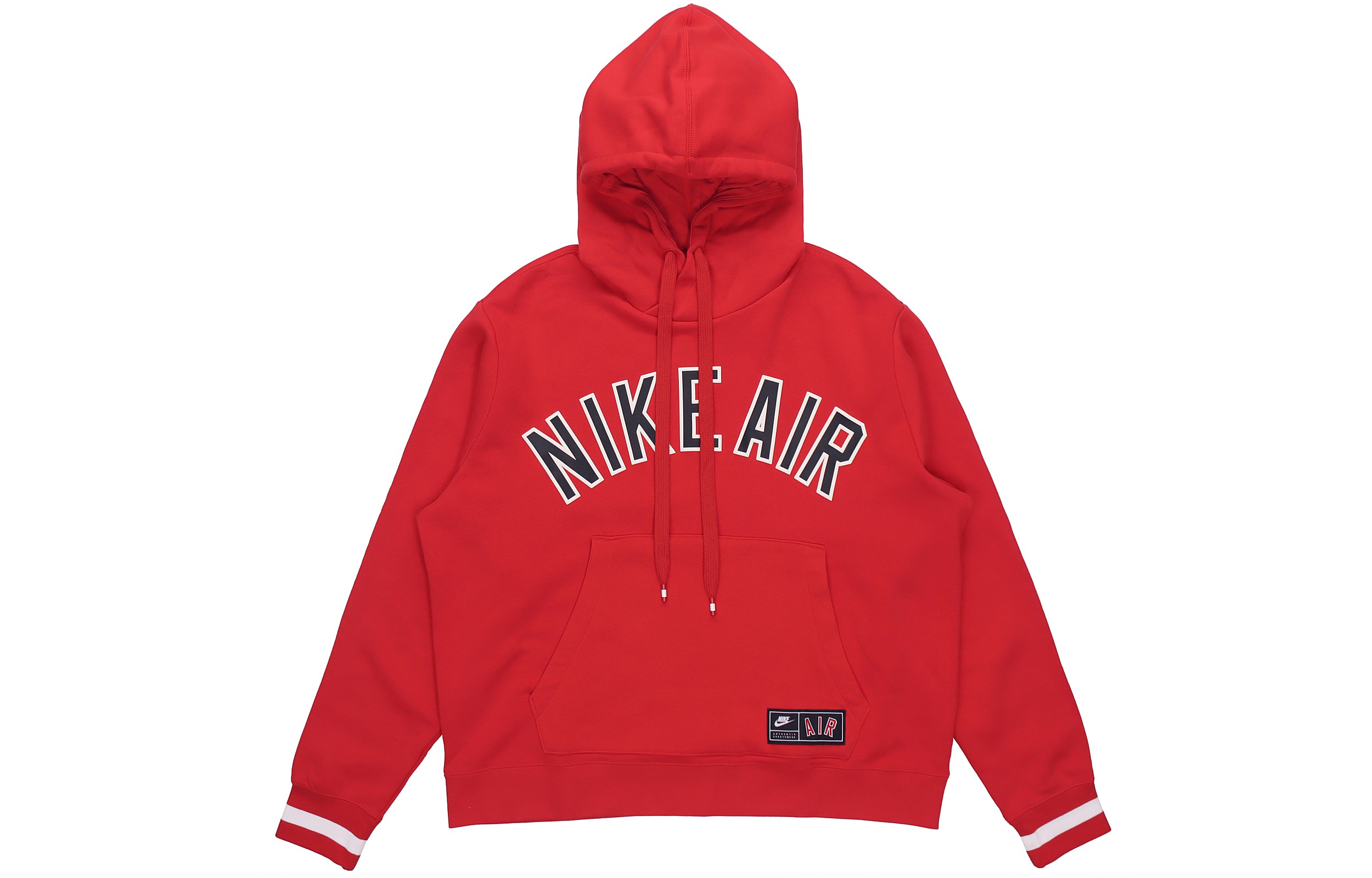 Nike Red Fleece Pullover Casual Sweatshirt Warm American Style AR1818-657