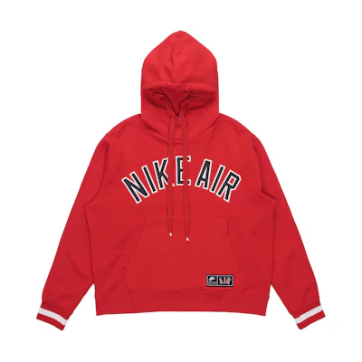 Nike Red Fleece Pullover Casual Sweatshirt Warm American Style AR1818-657