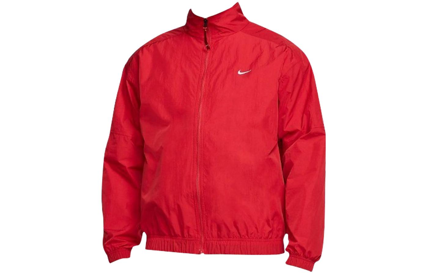 Order Nike Red Logo Print Full-Zip High Neck Jacket CD6543-687