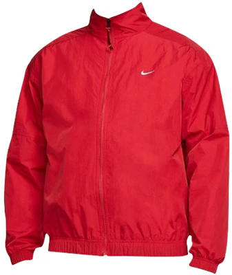 Nike Red Logo Print Full-Zip High Neck Jacket CD6543-687 Order Nike Red Logo Print Full-Zip High Neck Jacket CD6543-687