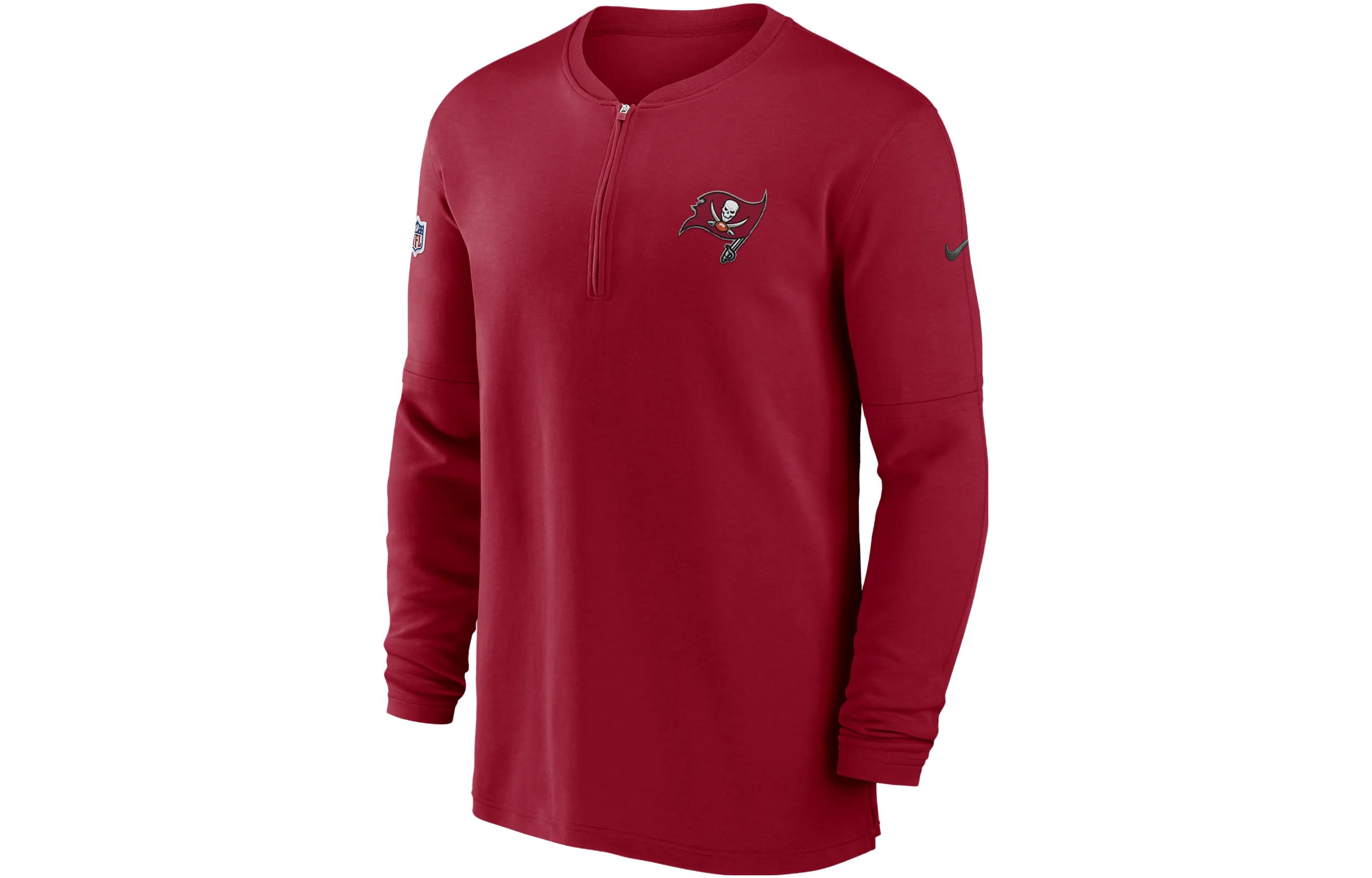 Nike Red Patterned Half-Zip Long-Sleeve Sweatshirt 00MF6DL8B-0BV