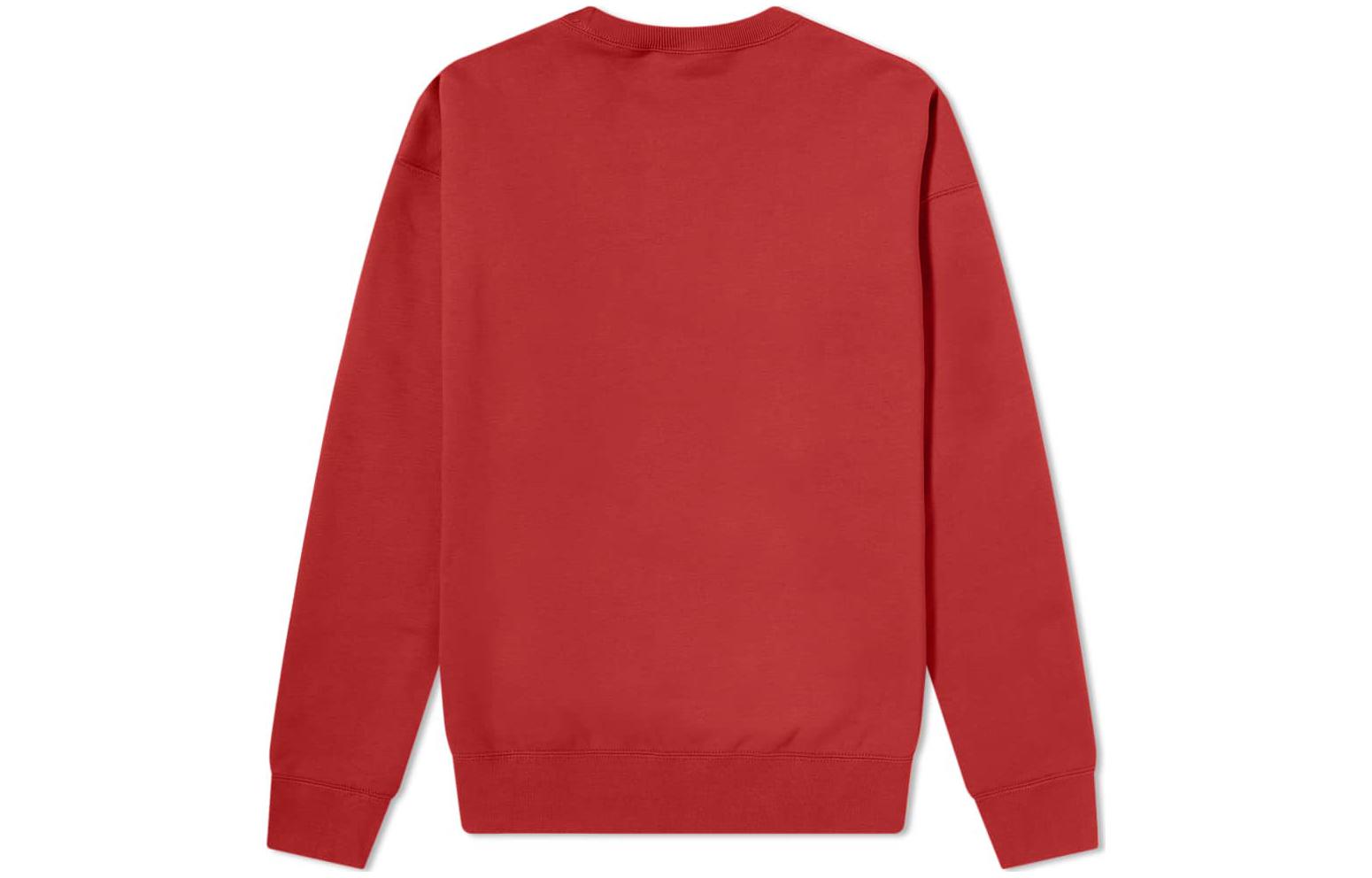 Lookbook 나이키 레드 자수 로고 크루넥 풀오버 스 웻셔츠 CV0554-661