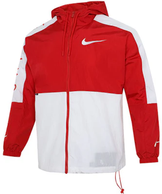 Nike Red White Logo Hoodie Jacket with Swoosh Design DJ4131-657 Order Nike Red White Logo Hoodie Jacket with Swoosh Design DJ4131-657