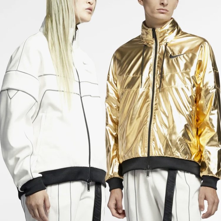 Nike Reflective White 3M Two-In-One Metallic Windbreaker Jacket Unisex AQ9228-030 圖 5