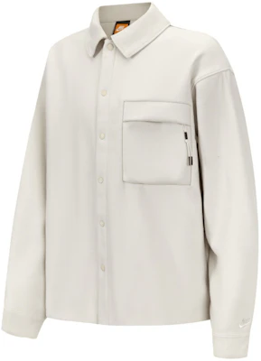 나이키 릴랙스드 캐주얼 플레인 셔츠 칼라 재킷 남성용 - 크림 화이트 HF0133-104 Buy 나이키 릴랙스드 캐주얼 플레인 셔츠 칼라 재킷 남성용 - 크림 화이트 HF0133-104