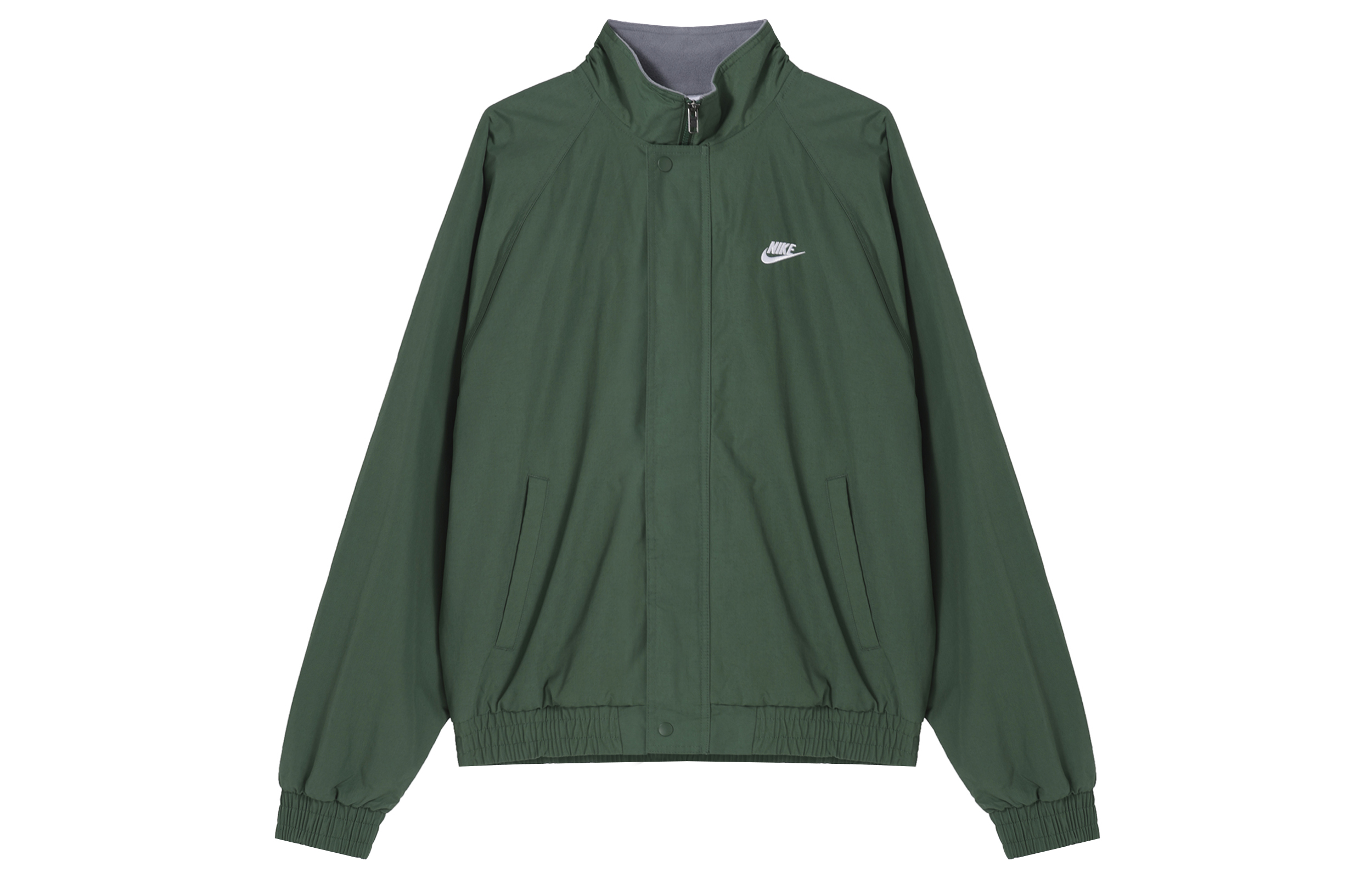 Nike Relaxed Fit Soft Simple Long-Sleeve Jacket Green FZ0657-323