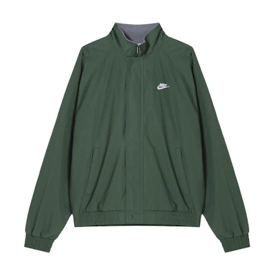 Nike Relaxed Fit Soft Simple Long-Sleeve Jacket Green FZ0657-323