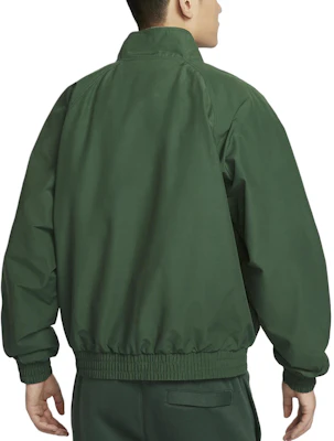 Nike Relaxed Fit Soft Simple Long-Sleeve Jacket Green FZ0657-323 Details for Nike Relaxed Fit Soft Simple Long-Sleeve Jacket Green FZ0657-323