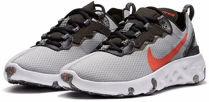 (Youth) Nike Renew Element 55 SE 'Gray White Red' CN8148-001 Lookbook (Youth) Nike Renew Element 55 SE 'Gray White Red' CN8148-001