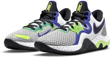 Lookbook Nike Renew Elevate 2 減震防滑 低筒 實戰籃球鞋 男款 黑綠紫