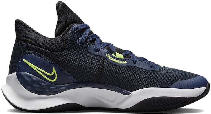 Nike Renew Elevate 3 'Black Navy Volt' DD9304-005 Order Nike Renew Elevate 3 'Black Navy Volt' DD9304-005