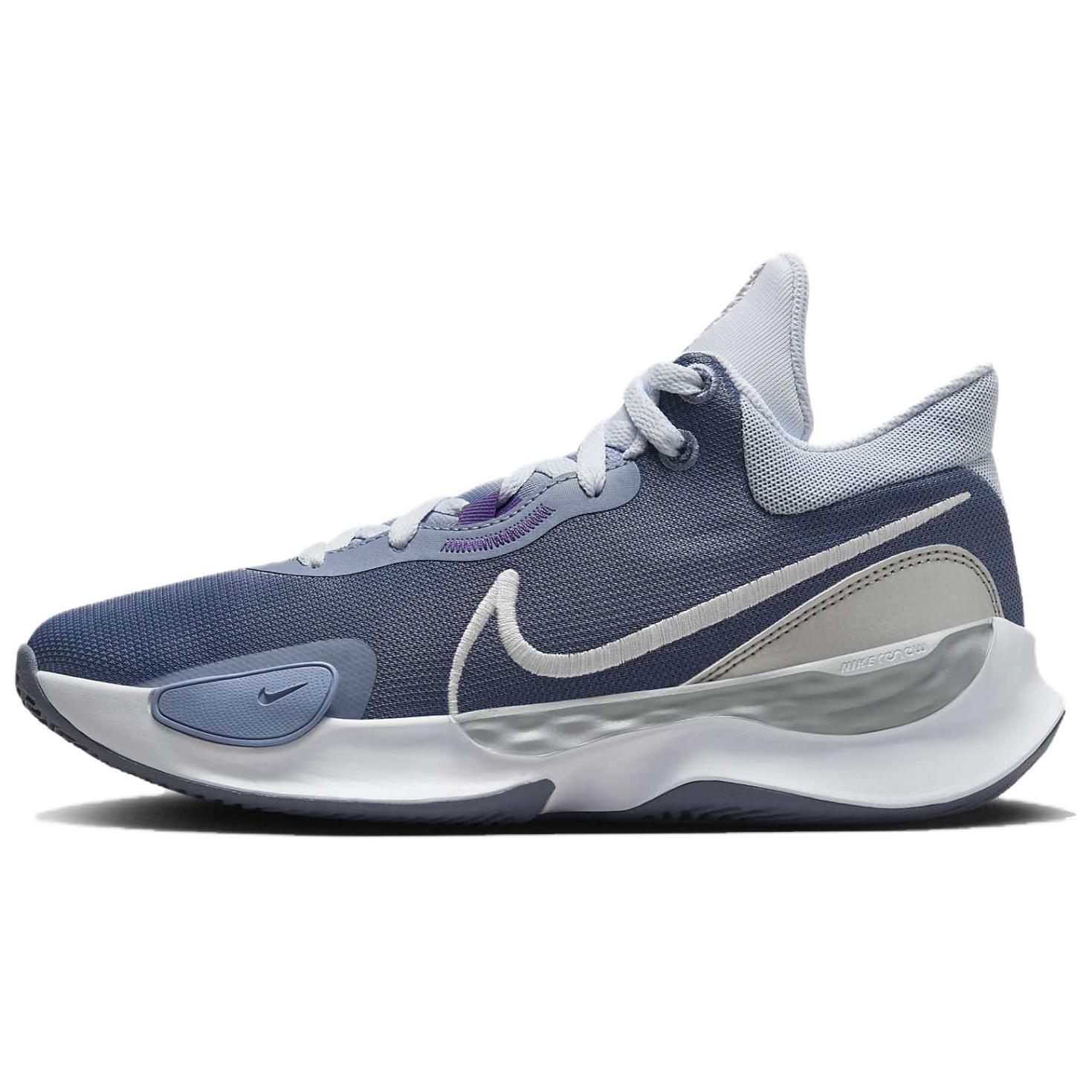 Nike Renew Elevate 3 Low-Top Basketball Shoes Blue - Comfortable Style DD9304-010