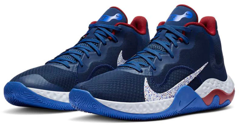 Nike Renew Elevate 低筒 籃球鞋 男款 藍白紅 Shop Nike Renew Elevate 低筒 籃球鞋 男款 藍白紅