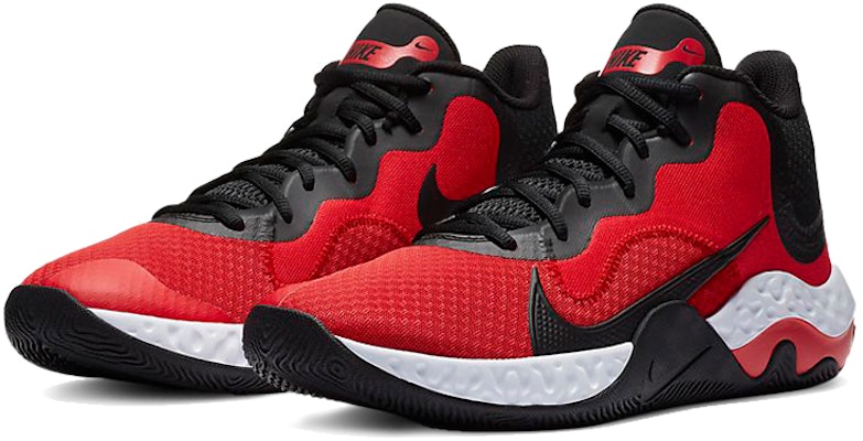 Nike Renew Elevate 中幫 籃球鞋 男款 黑紅 Lookbook Nike Renew Elevate 中幫 籃球鞋 男款 黑紅