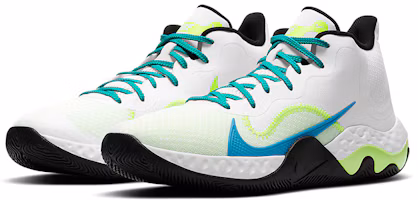 Lookbook Nike Renew Elevate 中筒 籃球鞋 男女款 白綠藍