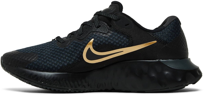 Nike Renew Run 2 'Black Metallic Gold' CU3504-010 Lookbook Nike Renew Run 2 'Black Metallic Gold' CU3504-010