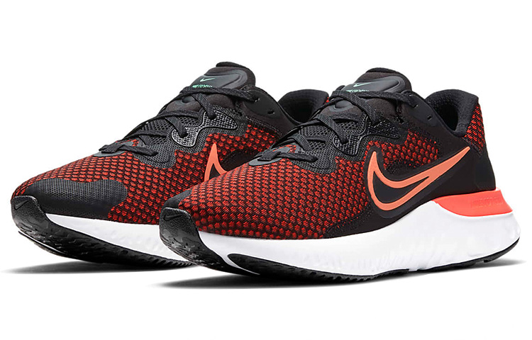 Lookbook 耐克Renew Run 2 橙色/黑色跑鞋 CU3504-004