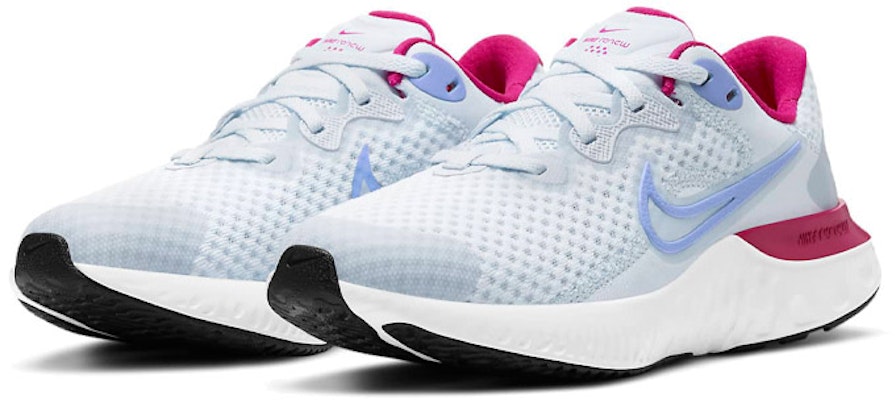 (Youth) Nike Renew Run 2 'Light Blue Rose Red' CW3259-007 Lookbook (Youth) Nike Renew Run 2 'Light Blue Rose Red' CW3259-007
