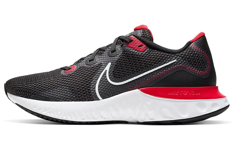 Nike Renew Run 4E Wide 'Black University Red' CW7437-005