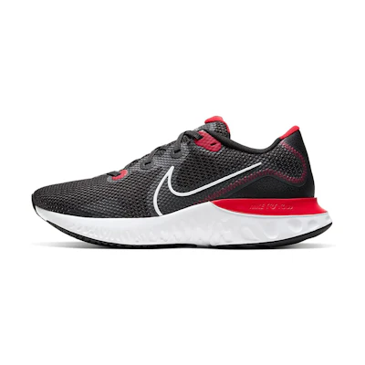 Nike Renew Run 4E Wide 'Black University Red'