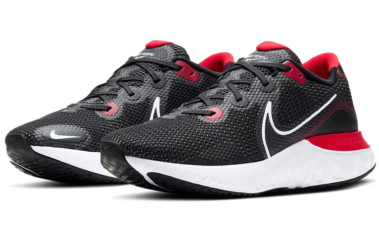 Lookbook ナイキ リニュー ラン 4E ワイド 'ブラック ユニバーシティ レッド' CW7437-005 CW7437-005