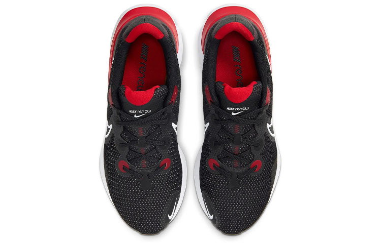 Shop ナイキ リニュー ラン 4E ワイド 'ブラック ユニバーシティ レッド' CW7437-005 CW7437-005