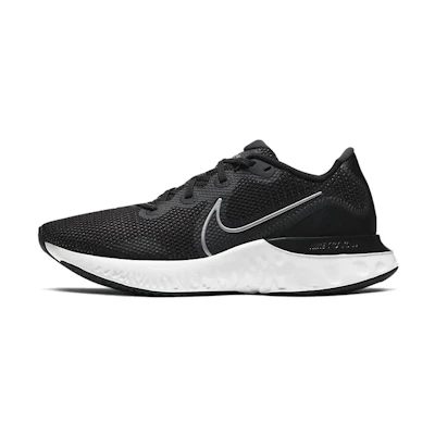 Nike Renew Run 'Black Metallic Silver'