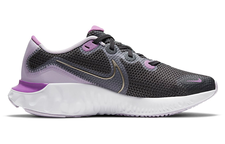 (Youth) Nike Renew Run 'Black White Purple' 圖 2