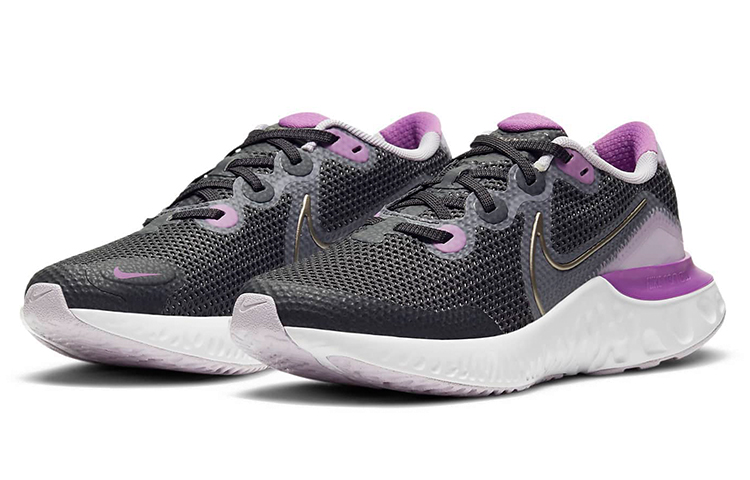 (Youth) Nike Renew Run 'Black White Purple' 圖 3