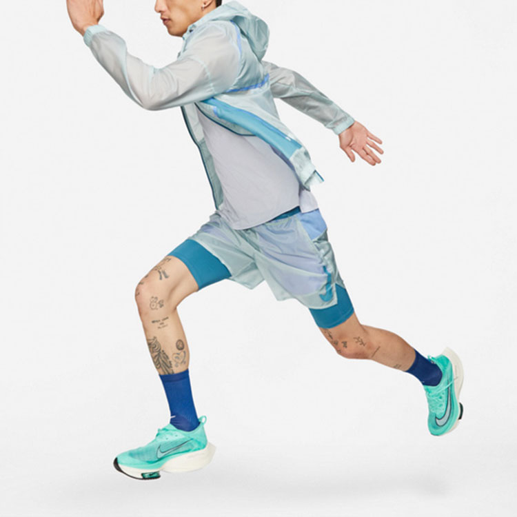 Nike Repel Wild Run Windrunner Printed Running Jacket Blue Mens DD5392-366 圖 4