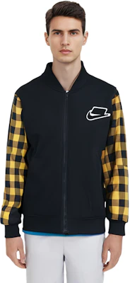 Nike Jaket Retro Baseball Kuning Lengan Panjang Kasual Outerwear BV4533-010 3