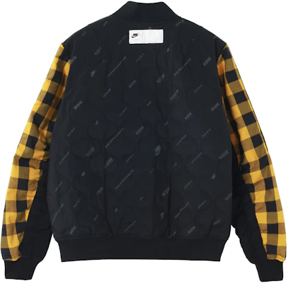 Nike Jaket Retro Baseball Kuning Lengan Panjang Kasual Outerwear BV4533-010 Lookbook Nike Jaket Retro Baseball Kuning Lengan Panjang Kasual Outerwear BV4533-010