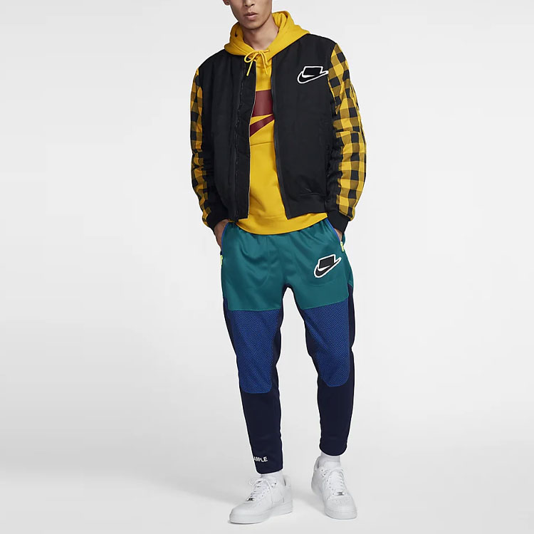 Purchase Nike Jaket Retro Baseball Kuning Lengan Panjang Kasual Outerwear BV4533-010