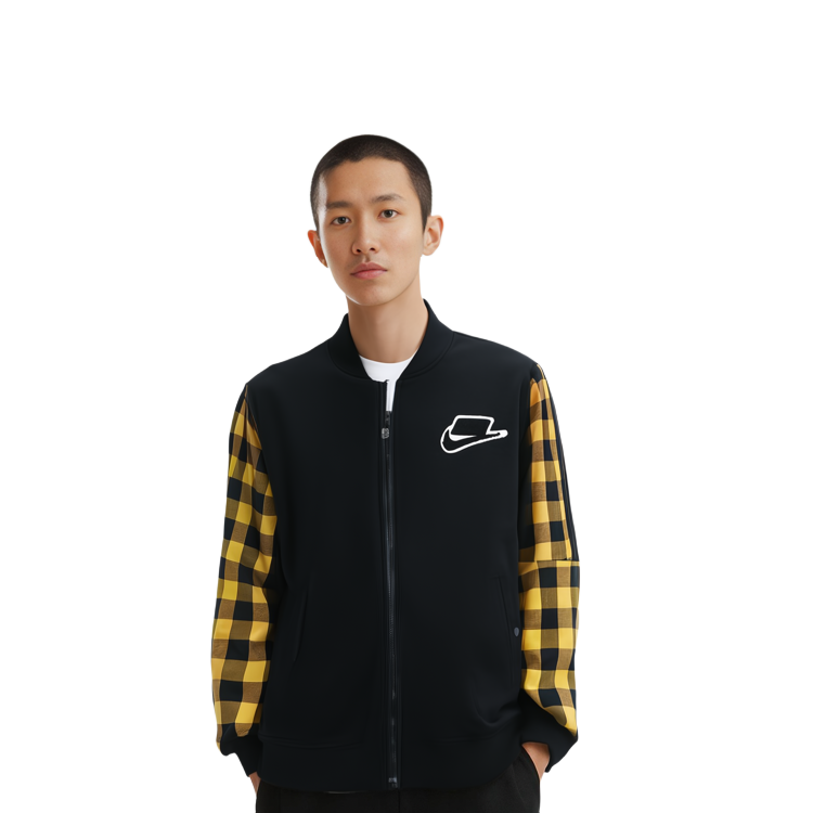 Details for Nike Jaket Retro Baseball Kuning Lengan Panjang Kasual Outerwear BV4533-010