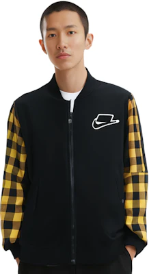 Nike Jaket Retro Baseball Kuning Lengan Panjang Kasual Outerwear BV4533-010 Details for Nike Jaket Retro Baseball Kuning Lengan Panjang Kasual Outerwear BV4533-010