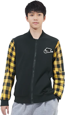 Nike Jaket Retro Baseball Kuning Lengan Panjang Kasual Outerwear BV4533-010 Sizing Nike Jaket Retro Baseball Kuning Lengan Panjang Kasual Outerwear BV4533-010