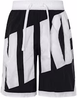 Nike Retro Big Logo Quick-Dry Shorts Black/White AT3166-010 Nike Retro Big Logo Quick-Dry Shorts Black/White AT3166-010
