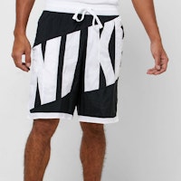 Sizing Nike 復古大標誌速乾短褲 黑/白 AT3166-010
