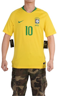 耐克复古巴西内马尔10号短袖足球T恤黄色款 BV3244-749 Order 耐克复古巴西内马尔10号短袖足球T恤黄色款 BV3244-749