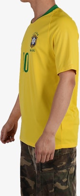 耐克复古巴西内马尔10号短袖足球T恤黄色款 BV3244-749 Shop 耐克复古巴西内马尔10号短袖足球T恤黄色款 BV3244-749