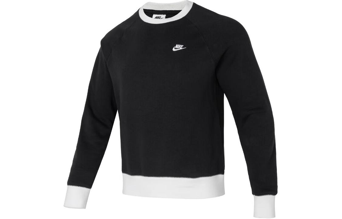 Nike Retro Colorblock Crewneck Pullover Sweatshirt - Black FV5379-010