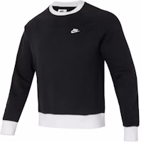Nike Retro Colorblock Crewneck Pullover Sweatshirt - Black FV5379-010 Nike Retro Colorblock Crewneck Pullover Sweatshirt - Black FV5379-010