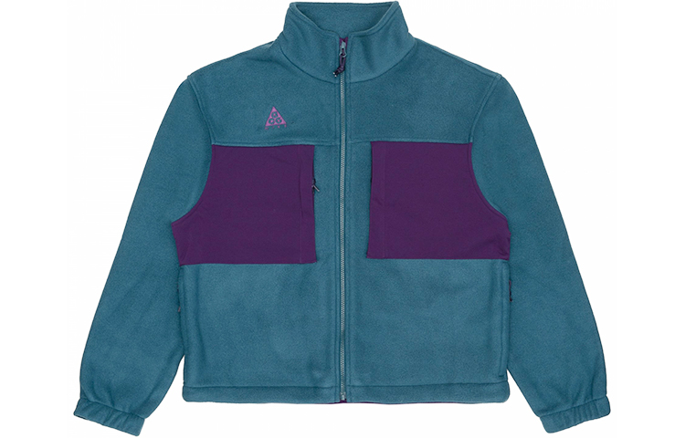 Nike Retro Colorblock Fleece Zip Jacket for Men Dark Navy Blue BQ7198-347