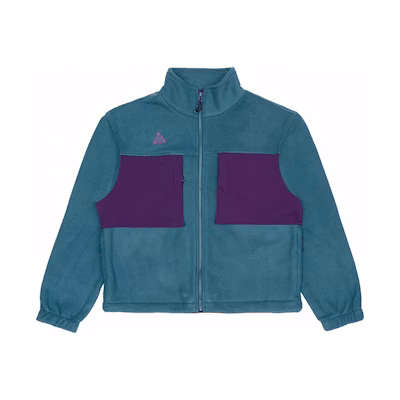 Nike Retro Colorblock Fleece Zip Jacket for Men Dark Navy Blue BQ7198-347
