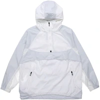 Nike Retro Colorblock Half-Zip Pullover Hooded Jacket White () BV5386-100 Nike Retro Colorblock Half-Zip Pullover Hooded Jacket White () BV5386-100