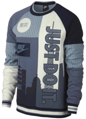 Nike Retro Sweatshirt Kelabu dengan Huruf Warna-Warni AR1990-464 Order Nike Retro Sweatshirt Kelabu dengan Huruf Warna-Warni AR1990-464