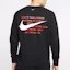 Details for Nike Retro Double Swoosh Crewneck Sweatshirt Hitam CJ4872-010