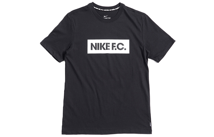 Nike Retro Football Jersey T-Shirt Black - Breathable with Logo Print. CT8430-010