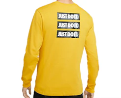 Nike Retro Letter Graphic T-Shirt Sweatshirt Yellow () CU7391-743 Nike Retro Letter Graphic T-Shirt Sweatshirt Yellow () CU7391-743